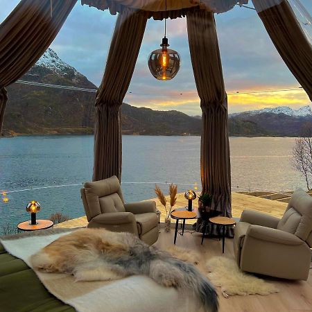 Lofoten Glampingdome Myrland المظهر الخارجي الصورة