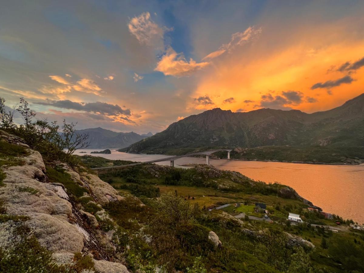 Lofoten Glampingdome Myrland المظهر الخارجي الصورة