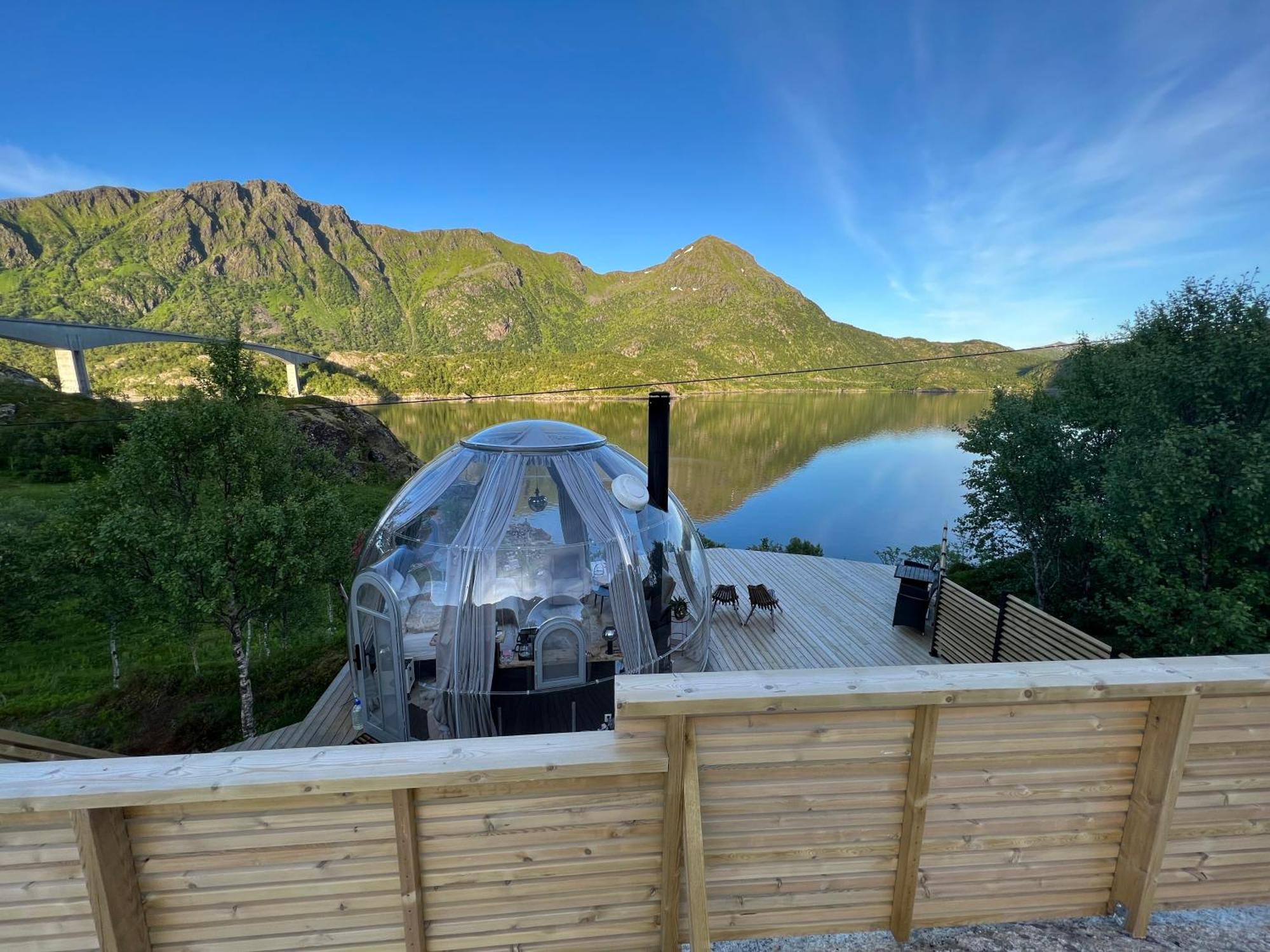 Lofoten Glampingdome Myrland المظهر الخارجي الصورة