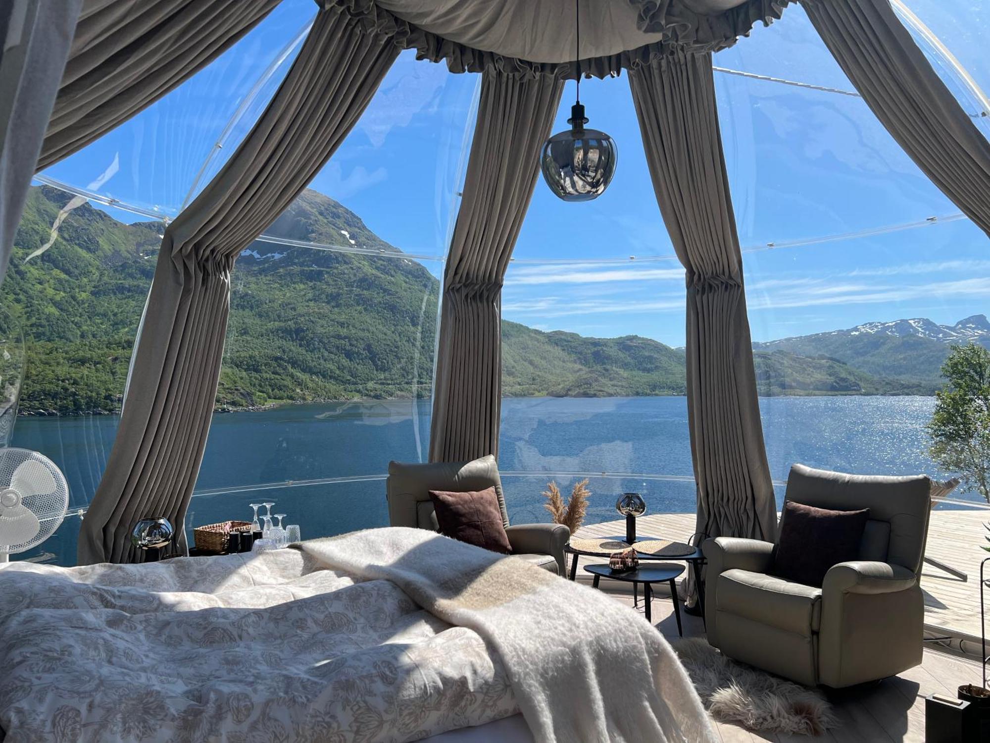 Lofoten Glampingdome Myrland المظهر الخارجي الصورة