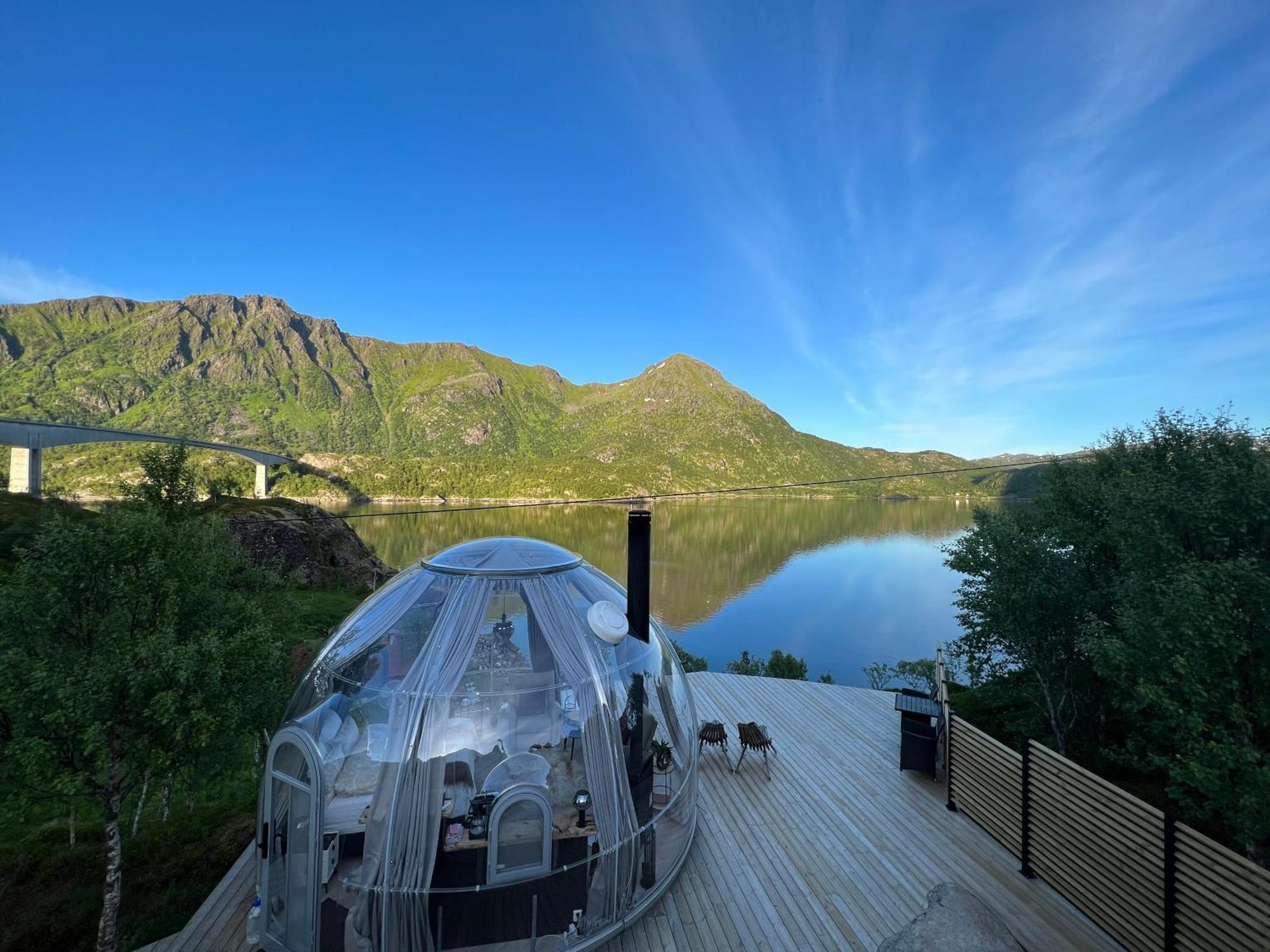 Lofoten Glampingdome Myrland المظهر الخارجي الصورة